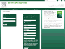 Tablet Screenshot of equine-emergencies.com